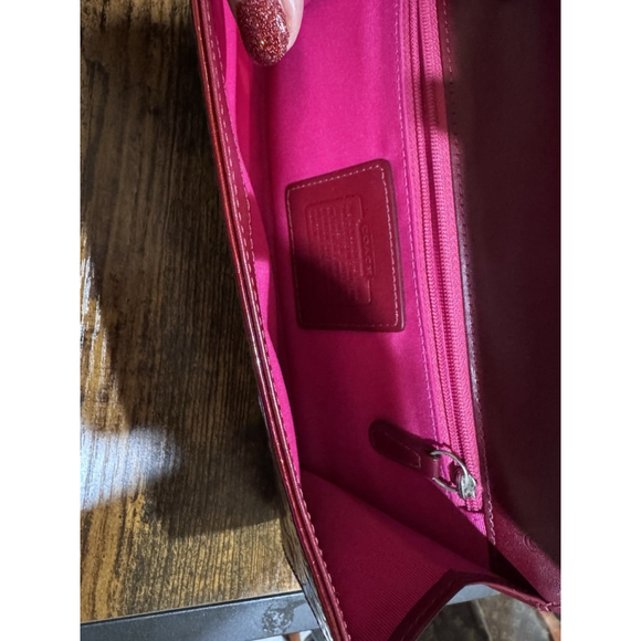 Coach Soho Patent Leather Buckle Slim Envelope Clutch/ Wristlet - Picture 13 of 16